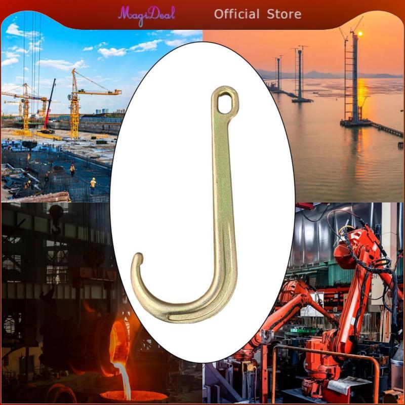MagiDeal J Hook Heavy Duty Alloy Steel Portable Suspension Hook Straight Handle Hook for