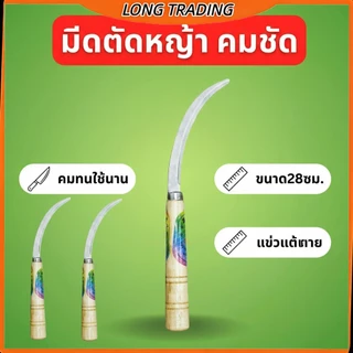 เคียวด้ามไม้ มีดทำสวนคม น้ำหนักเบา แข็งแรง ทนทาน(ยกโหล12ชิ้น)L-1751พร้อมส่ง