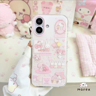 เคสIMD TPUนุ่ม ลายมิฟฟี่ เมโลดี้ OPPO A6 A5i A5 A3 X pro A60 A18 F31 A16 A79 A78 A57 A7 A55 A15 A77 A98 A78 A58 A31 A38