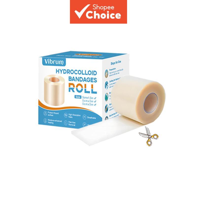 Hydrocolloid Scar Sheets Roll กันน้ําเทปยืดหยุ่นสําหรับส่วน C Burn Keloid สิวผ่าตัดผิวซ่อม