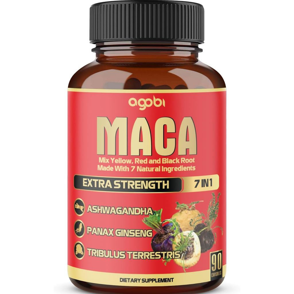 Maca Root Capsules-Support Natural Health-Enhance Energy-Improve Performance and Emotions-Enhance Bl