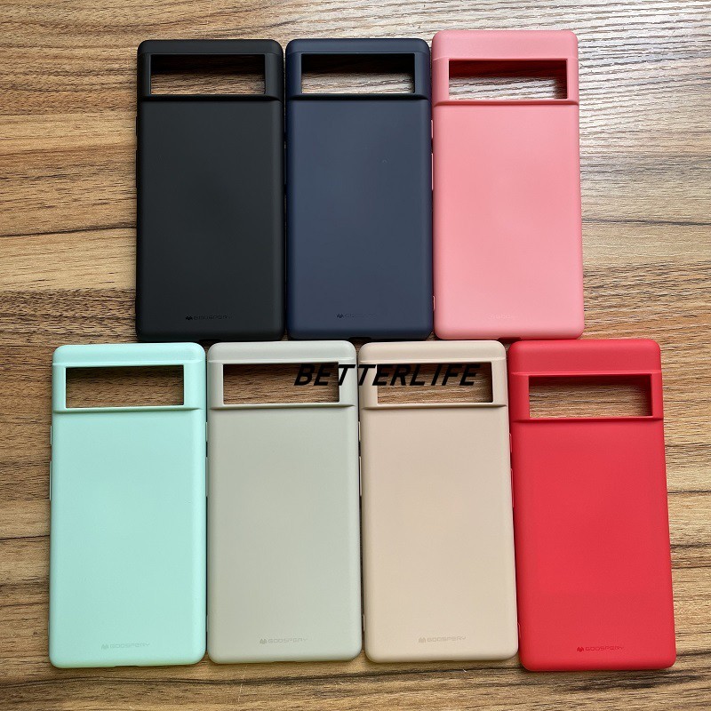 เหมาะสําหรับ GOOGLE PIXEL 6A เคสโทรศัพท์เกาหลีซิลิโคนเหลวเป็นมิตรกับผิวรู้สึก GOGLE เคสป้องกัน