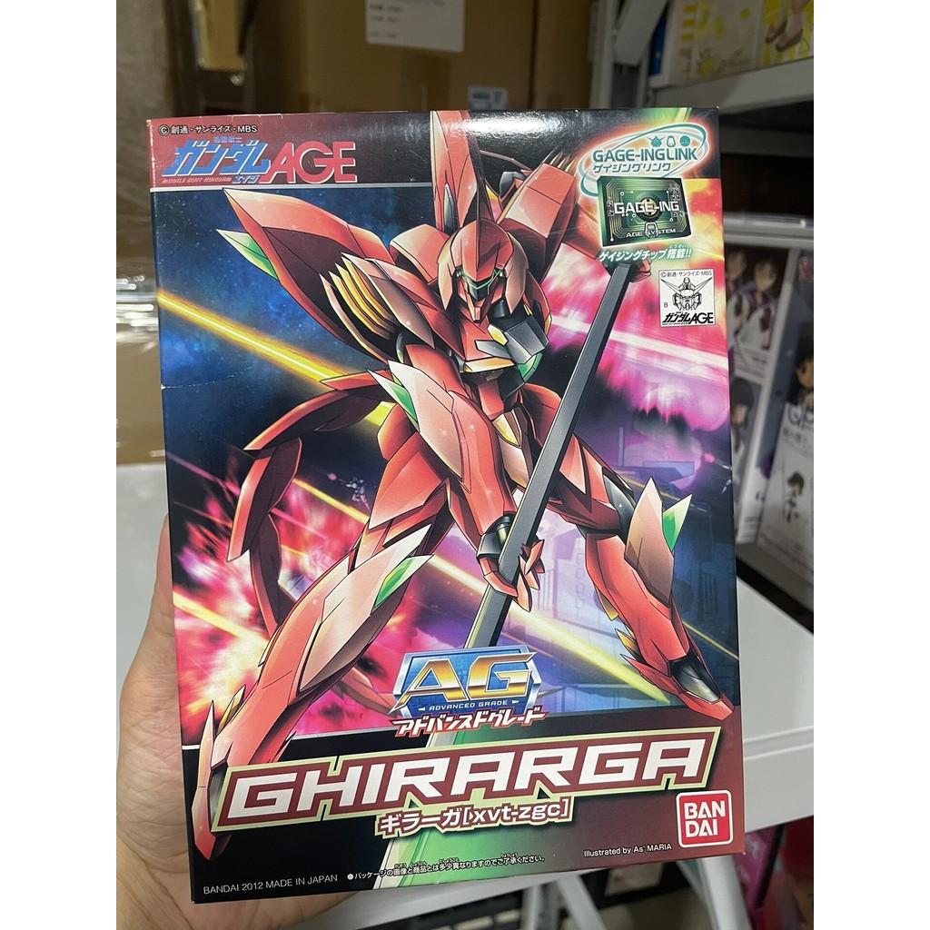 [สต๊อกพร้อม หากคุณมีคําถามใด ๆ ติดต่อ] เวอร์ชั่นญี่ปุ่น Bandai Gundam AGE AG xvt-zgc Girarg