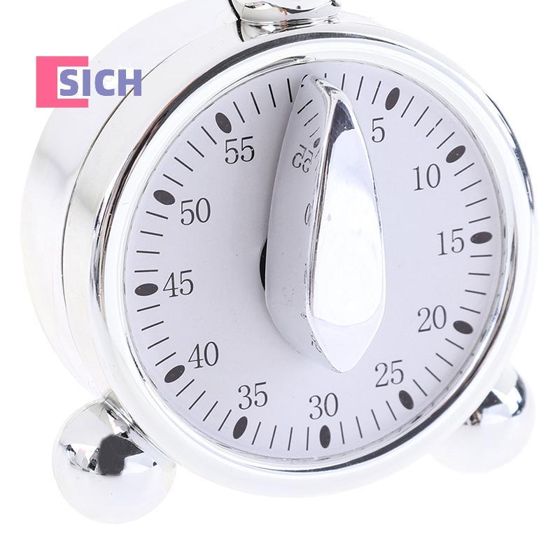 [Sich] 60 นาที Mechanical Cooking Reminders Alarm Clo สําหรับห้องครัวนับถอยหลังจับเวลาใหม่