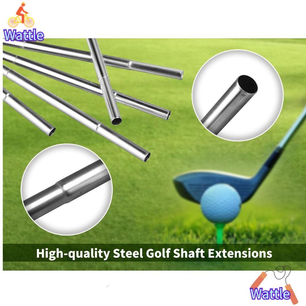 WATTLE Golf Club Extensions, Universal 0.580/0.0600 Golf Shaft Extender, Professional Steel Golf Clu