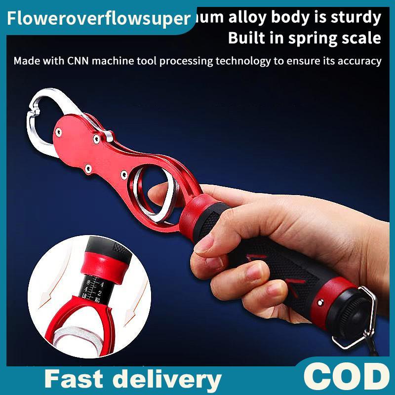 FSMY ตกปลา Lip Gripper ปลา Plier Hand Grip แบบพกพาอลูมิเนียมตกปลา Grip Hook Gripper พร้อมน้ําหนักขนา