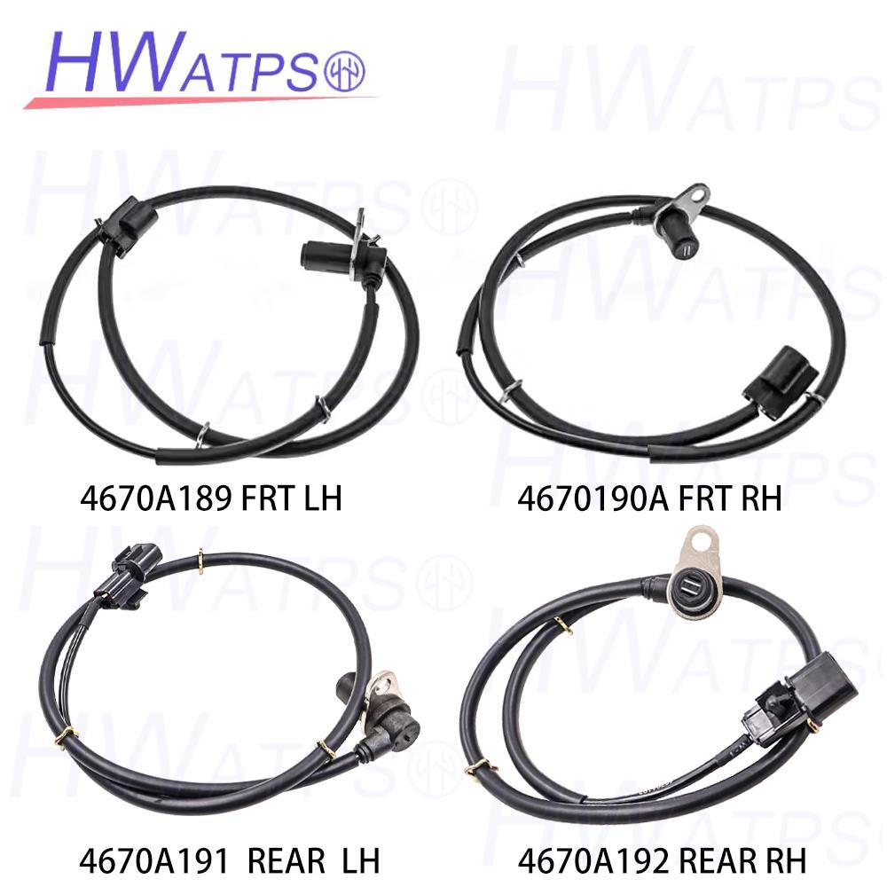 ด้านหน้าซ้ายขวาความเร็วล้อเซ็นเซอร์ ABS 4670A189 4670A190 4670A191 4670A192 สําหรับ Mitsubishi Pajer
