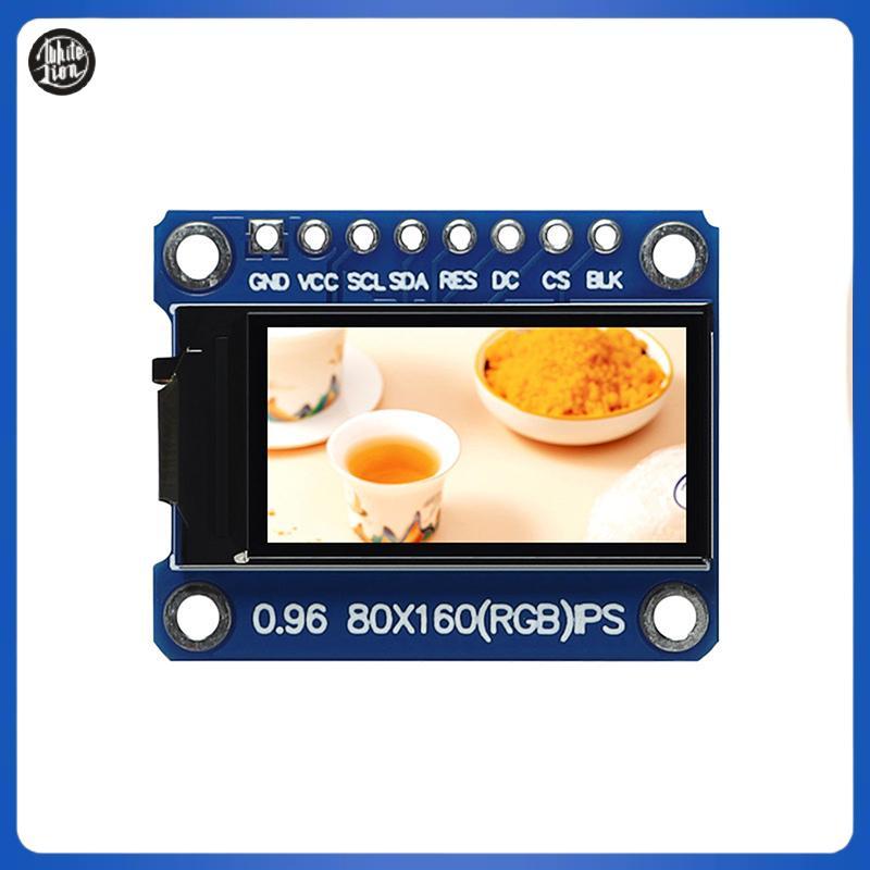 WL| 0.96 นิ้วจอแสดงผล IPS โมดูล OLED สําหรับ 80*160 65K สีสัน RGB TFT LCD Board ST7735 ST7735 DIY ให