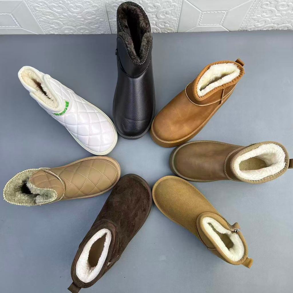 OReill ถอนตู้ Treatment แฟชั่นขนแกะ-ขนแกะ Warm Snow BOOTS รองเท้าผู้หญิงคุณภาพสูงสไตล์ใหม่ Anti-Slip