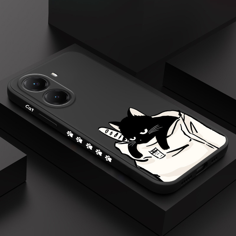 ขนมปังแมวเคสโทรศัพท์สําหรับ Xiaomi Poco F8 X8 M8 X7 F7 Pro Max Ultra 5G คลาสสิกฝาครอบสบายรู้สึก