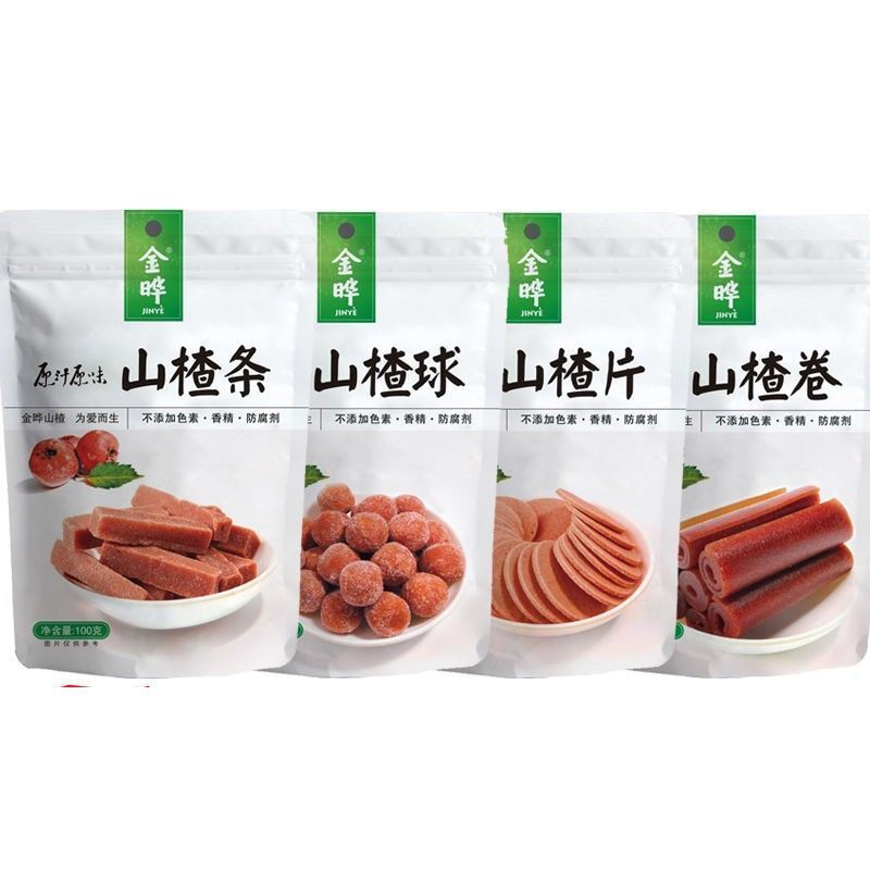 Jin Ye Hawthorn Ball Snacks Snacks ผลไม้หวาน Shirley Ball 100g 5.7/10+290/