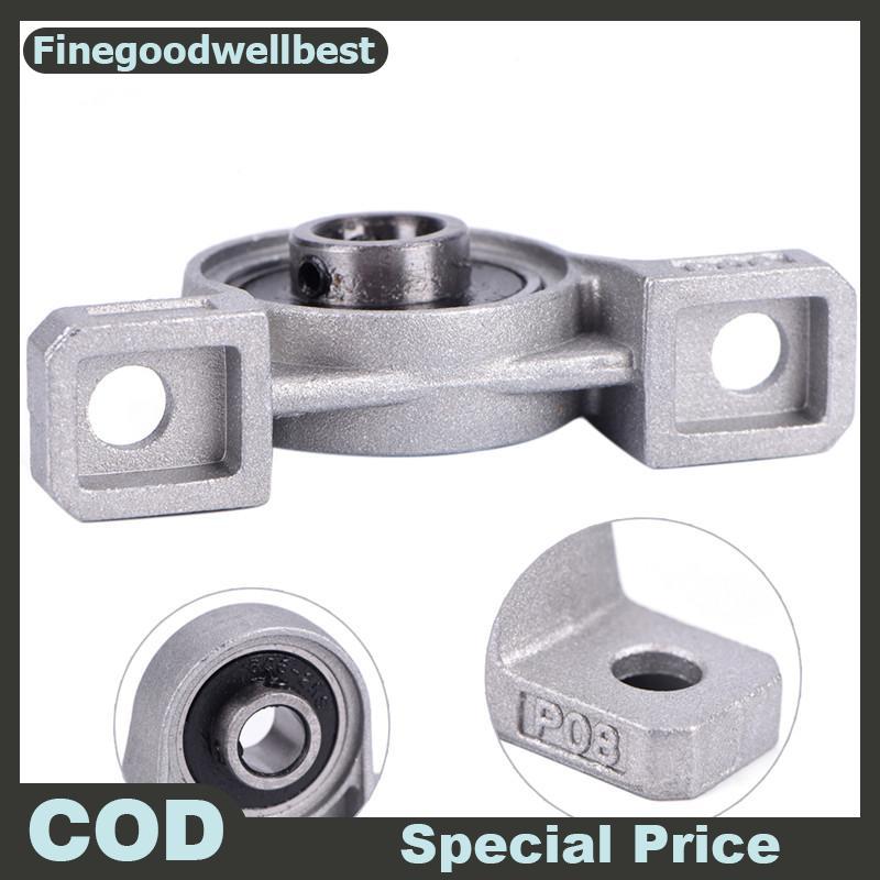 FBTH สังกะสีอัลลอยด์เส้นผ่านศูนย์กลาง 8 มม. Bore Ball Bearing Pillow Blo Mounted Support KP08 HOT