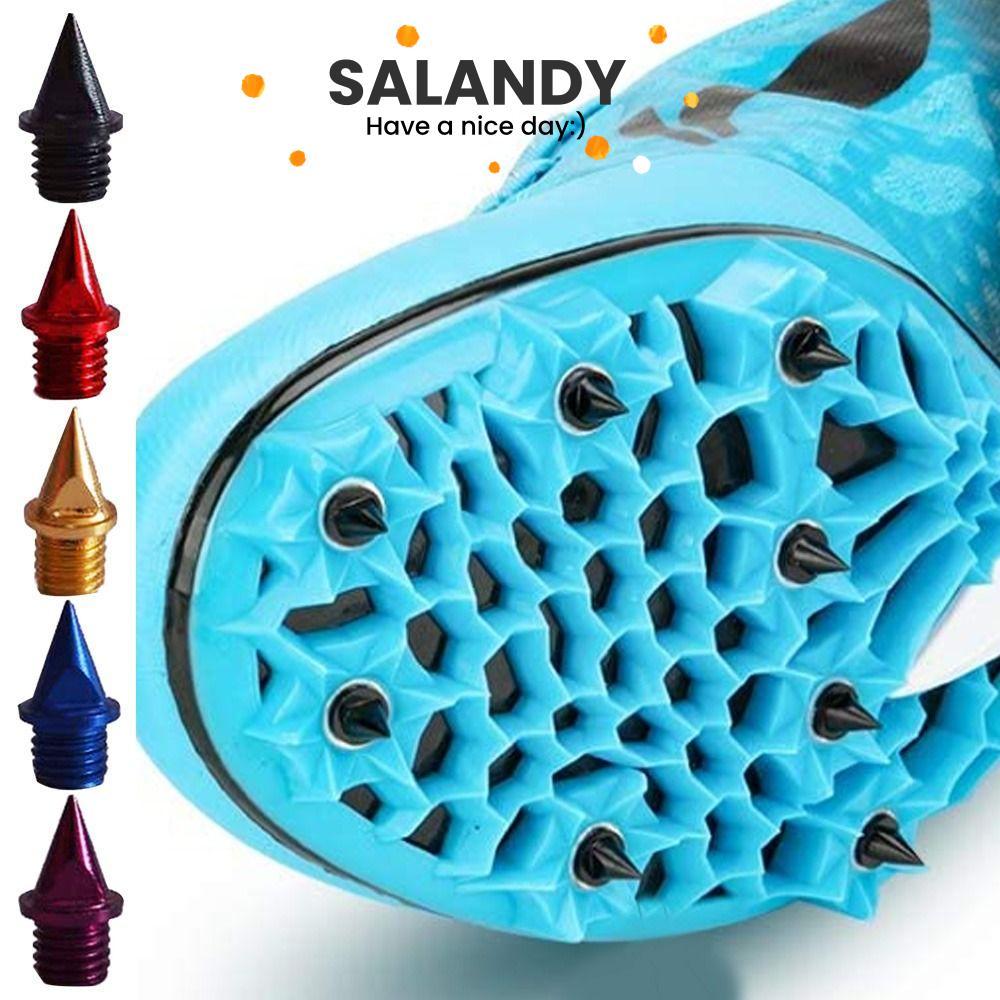 SALANDY 20 ชิ้น Track Spikes 1/4 นิ้วคุณภาพสูง Track Field Cross Country สําหรับ Track รองเท้า