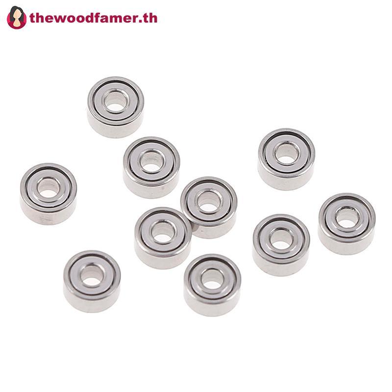 Well 10 ชิ้น 681XZZ 1.5x4x2 มิลลิเมตรเปิดแบริ่งขนาดเล็ก ball mini hand bearing spinner TH