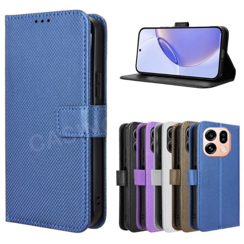 เคสโทรศัพท์สําหรับOppoค้นหาX9s X9 Ultra X9s Pro 5G 4G 2026 หรูหราเพชรหนังฝาครอบโทรศัพท์กันกระแทกป้องกันปกหลัง