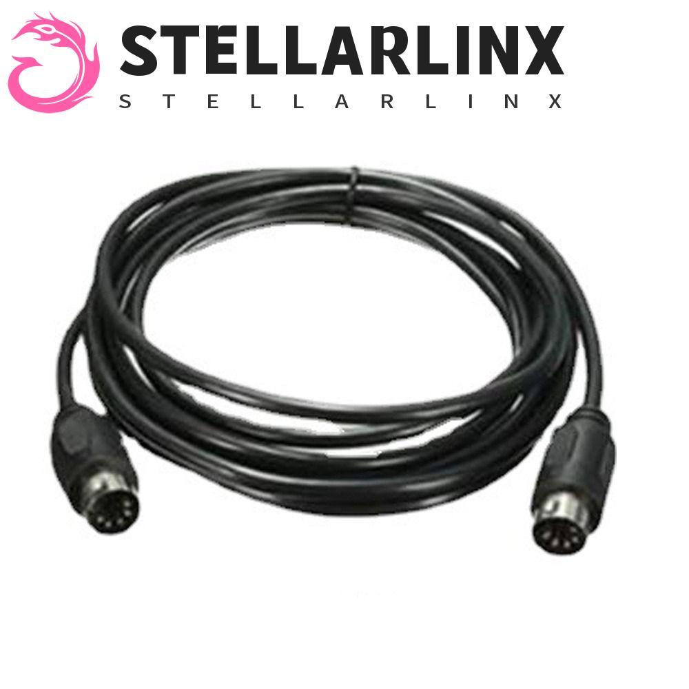 STELLARLINX MIDI DIN สายไฟ MIDI DIN 5PIN Synthesizer DIN ปลั๊ก 5 Pin M/M อะแดปเตอร์สาย 5PIN ชายชายเส