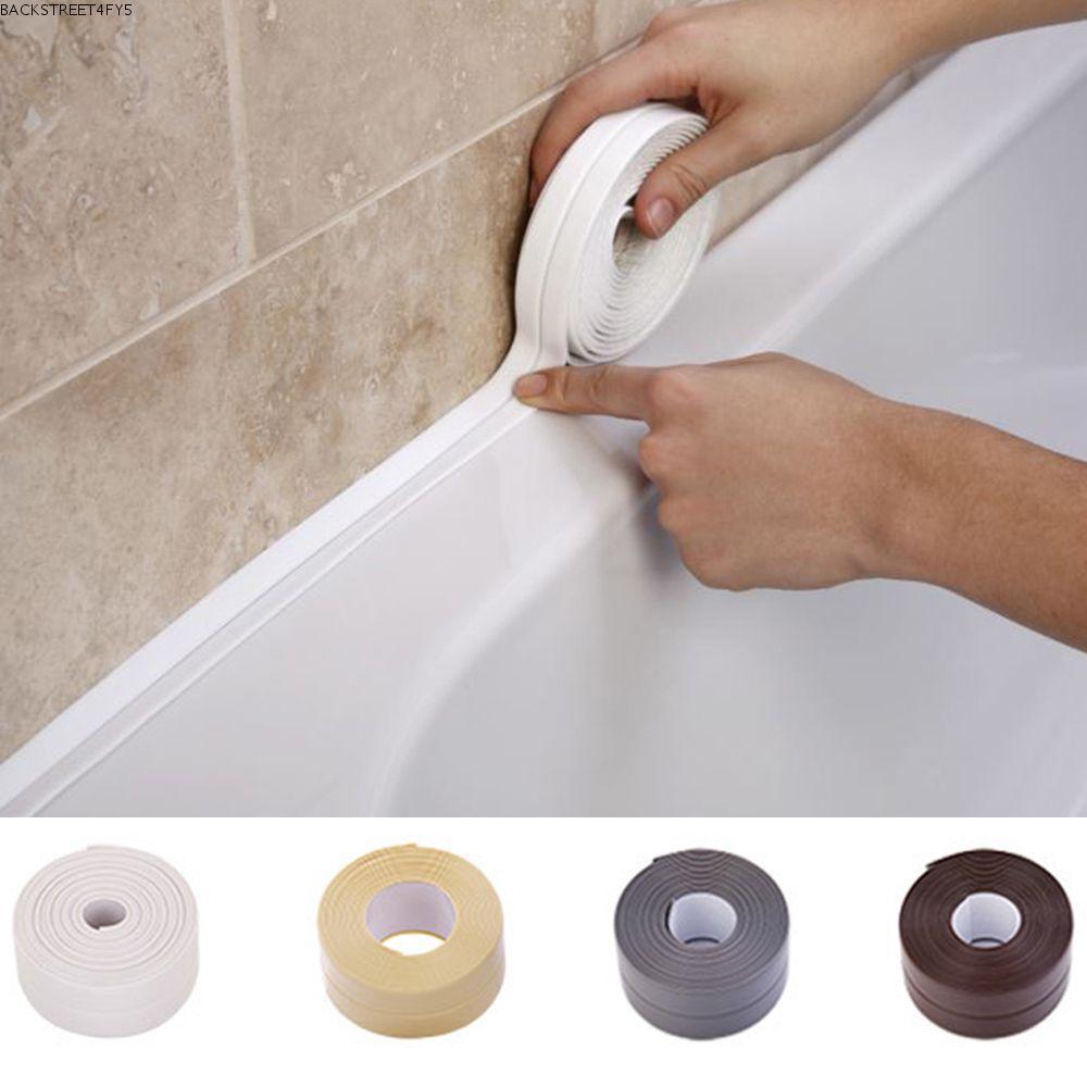 BACKSTAGEEET4FC3 3.2m Seal Tape PVC Kitchen Bathroom Sink Edge