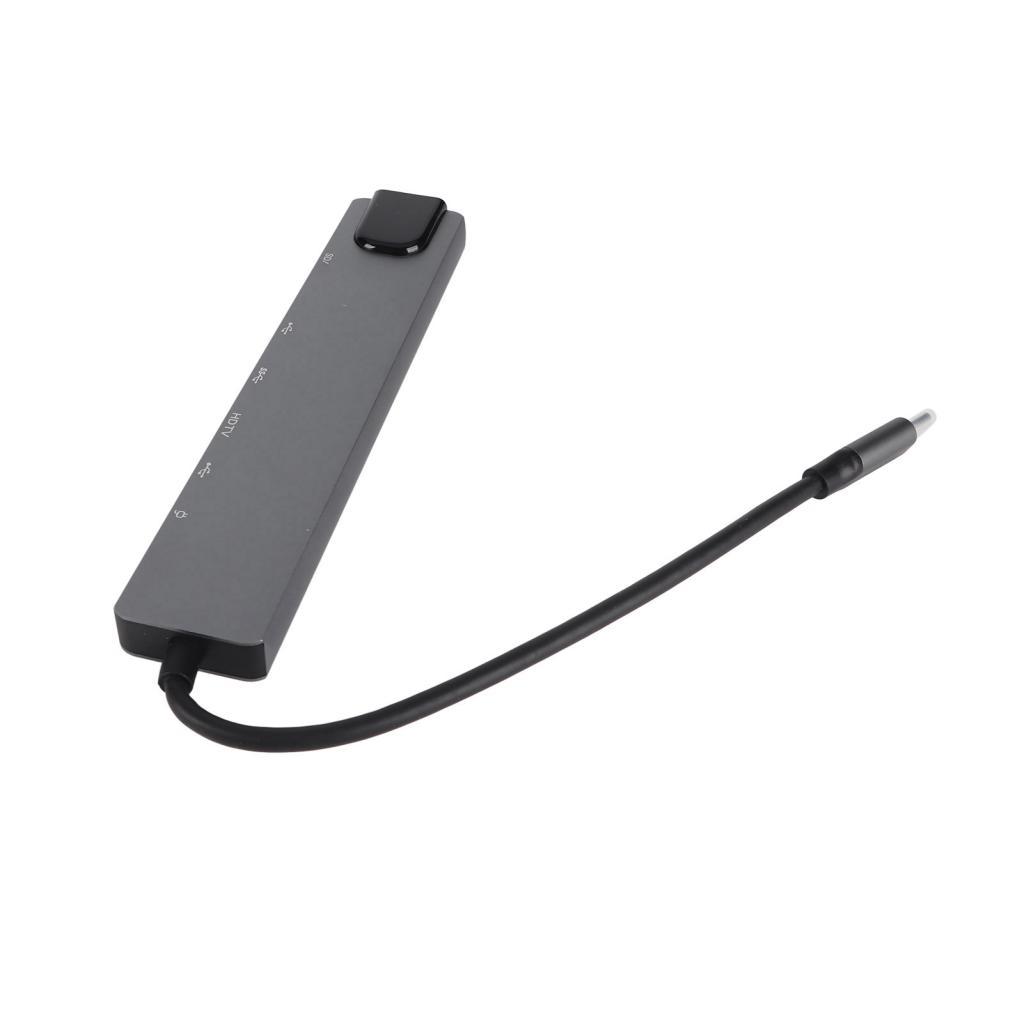 Hub TypeC to RJ45 PD USB Docking Station Splitter Adapter สําหรับอุปกรณ์ Pro Air