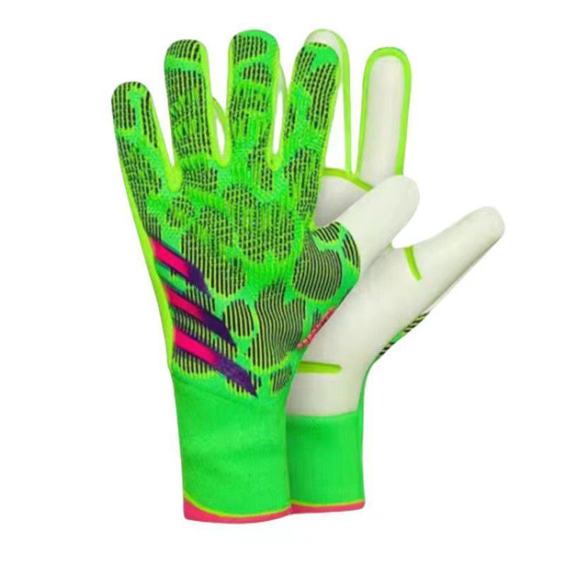 24 Sea Wolf สไตล์ใหม่ฟุตบอล Falcon ถุงมือผู้รักษาประตูหนา Anti-Slip Professional Latex สวมใส่-Resist