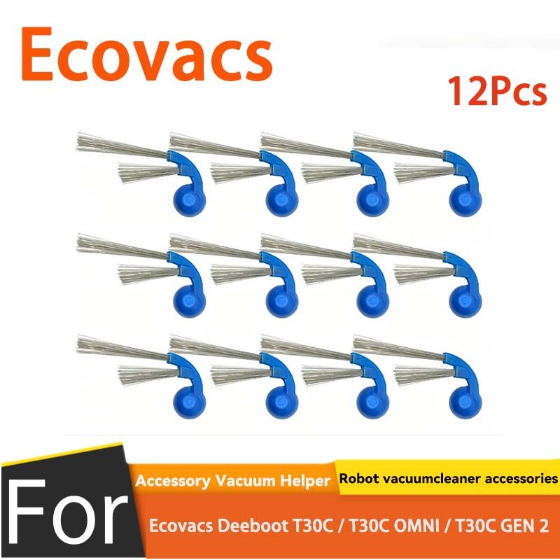 สําหรับ (Ecovacs Deebot T30C / T30C OMNI / T30C GEN 2) อุปกรณ์เสริมแปรงด้านข้าง (15 ชิ้น)
