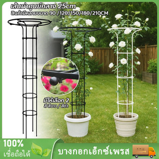 🌹ซุ้มกุหลาบเลื้อย ซุ้มไม้เลื้อย ทรงร่ม วัสดุเหล็กเคลือบ PE 95-145 ซม สำหรับปลูกเถาวัลย์และดอกไม้ ซุ้มไม้เลื้อย