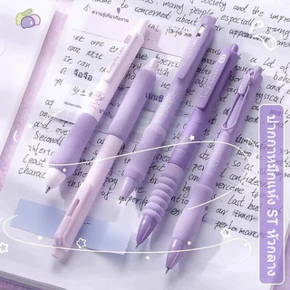 【Bubble Store】ปากกาเจลแบบกด ด้ามจับนุ่ม สุดน่ารัก 5แท้/ชุด หัวST 0.5มม. เขียนลื่น หมึกแห้งเร็ว ไม่เหนื่อยมือ สำหรับนักเร