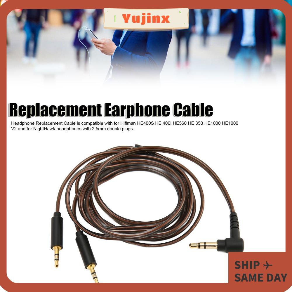 YUJINX Aux สาย, 3.5 มม. 2.5 มม.120 ซม./47.2in หูฟังสาย,ยืดหยุ่น Plug and Play อัพเกรดสายสัญญาณเสียงส