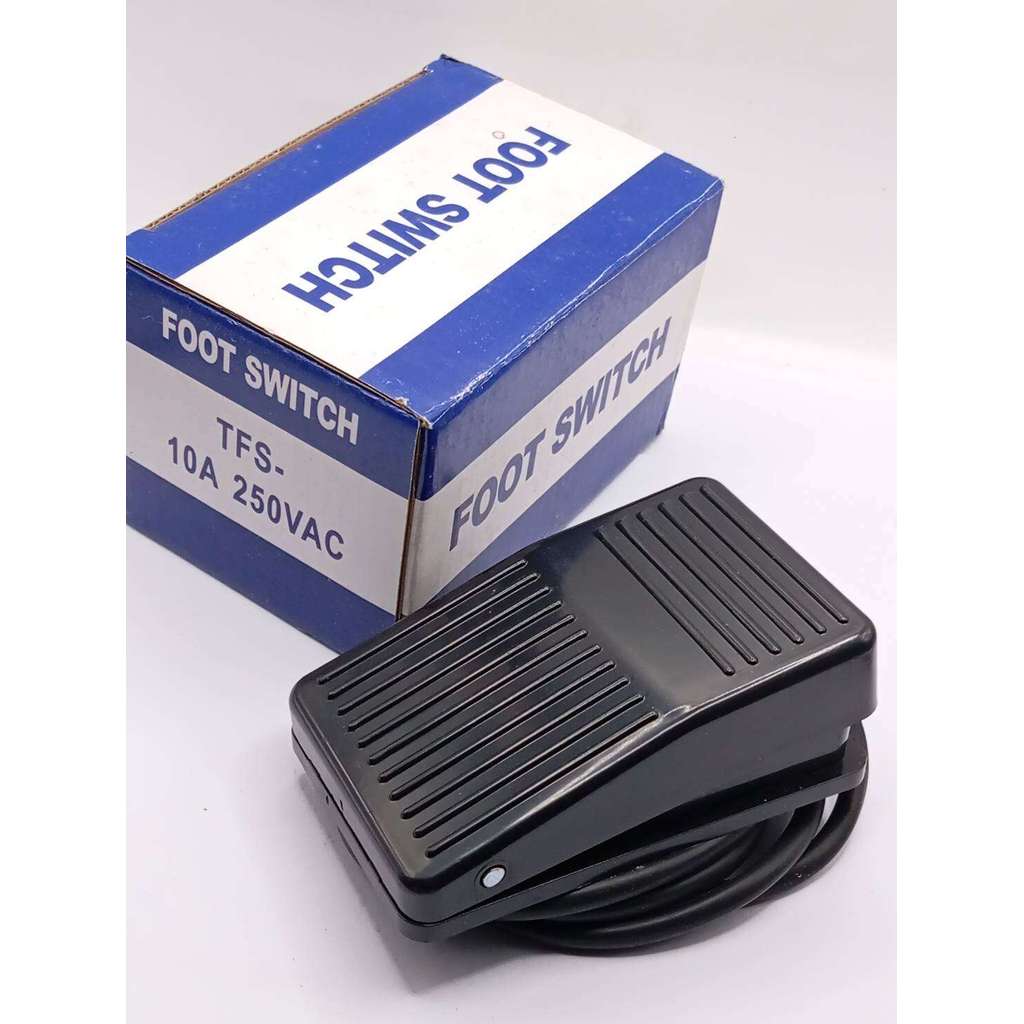 new มือ1 Foot Switch TFS-1 10A 250VAC สวิทช์เท้าเหยียบ สาย ยาวประมาณ 36นิ้ว ขาย1ชิ้น 90บาท ของใหม่พร้อมส่ง
