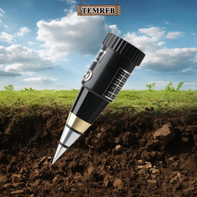 [temrfb] Moisture Sensor Digital Ph Meter สําหรับการทดสอบคุณภาพน้ําและการตรวจสอบความเป็นกรดในสวน