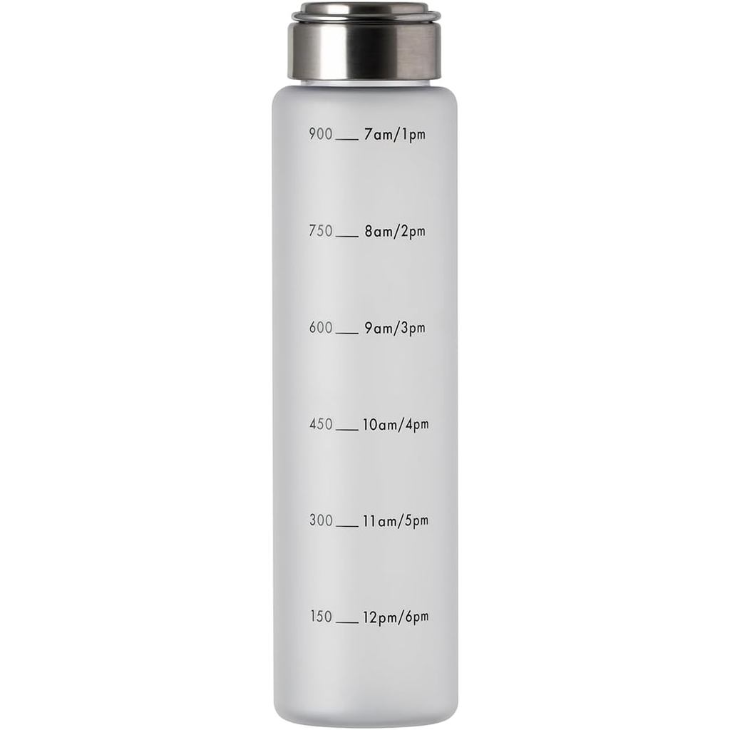 Atlas 1000ml Water Bottle with Time Marker & Handle - BPA Free Sports Bottle