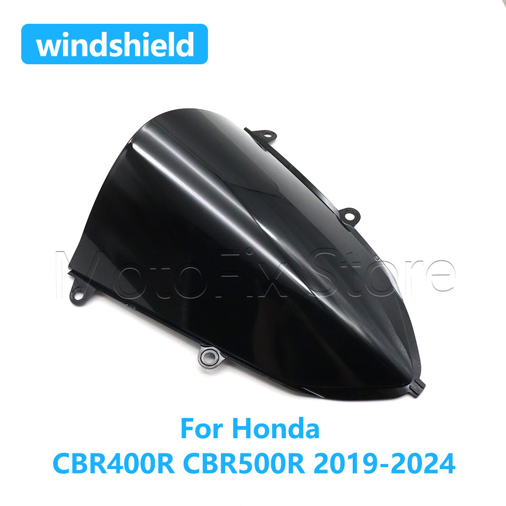 กระจกรถจักรยานยนต์กระจกกระจก Deflector สําหรับ Honda CBR400R CBR500R CBR 400R 500R 2019 2020 2021 20