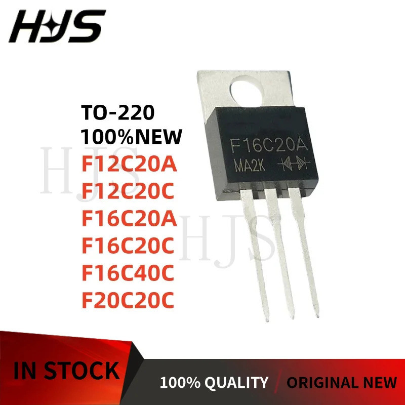 10 ชิ้น TO220 F12C20A F12C20C F16C20A F16C20C F16C40C F20C20C TO-220 ในสต็อกชิป ic mos GU3S