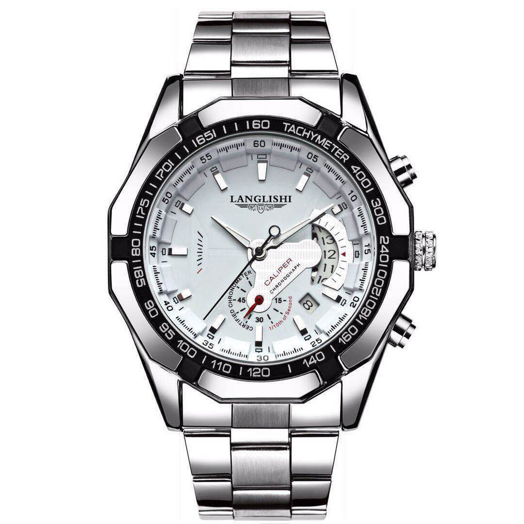 LANGLISH Sport Mens Quartz Watch 30M Waterproof Luminous Calendar Casual Male Watches