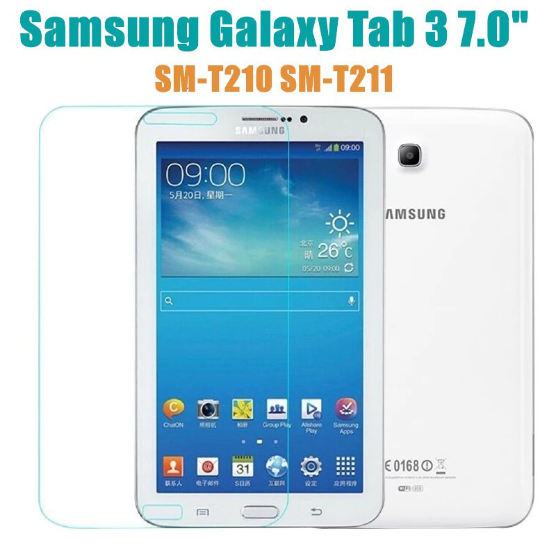 Samsung Galaxy Tab 3 7.0" SM-T210,T211 GT-P3210 P3200 9H ฟิล์มกันรอยหน้าจอ HD ใหม่