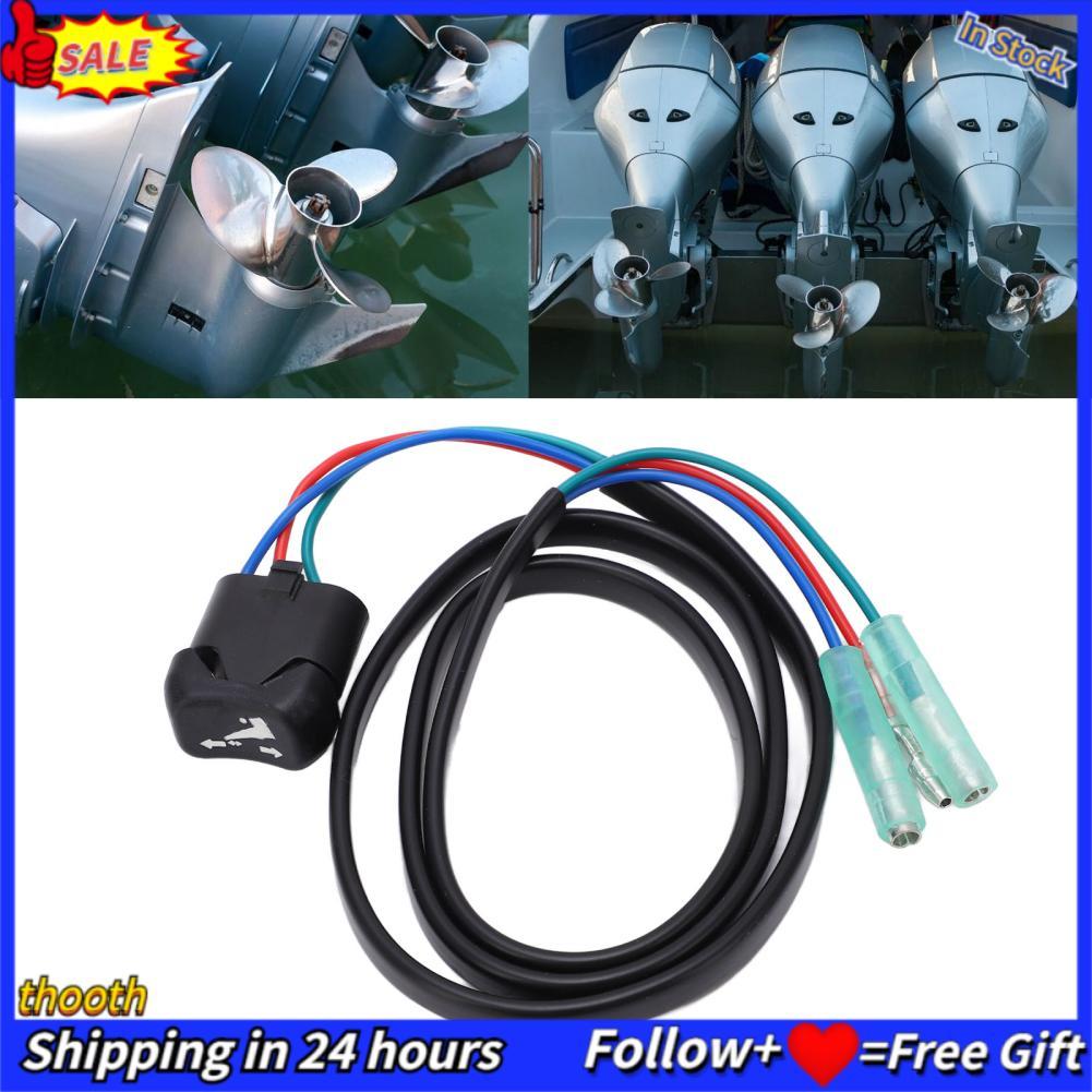 Thooth Thooth Trim TILT SWITCH และ 37850 90J00 90J01 90J02 90J03 ABS สำหรับ Outboard รีโมทคอนโทรลกล่
