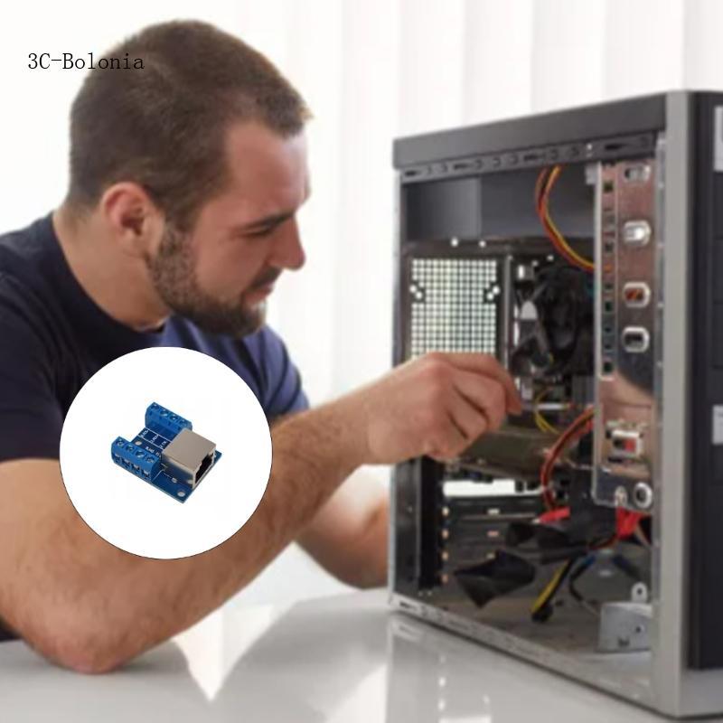 บอร์ดตัวเมีย RJ45 โลหะPC สําหรับอุตสาหกรรมและถ่ายโอนข้อมูล