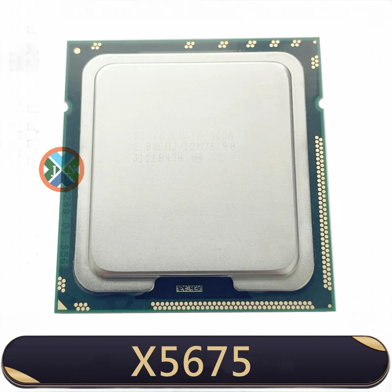 โปรเซสเซอร์ HB Xeon X5675 (หน่วยความจําช้า 12M, 3.06 GHz, 6.140 GT/s QPI) CPU เซิร์ฟเวอร์ LGA 1366