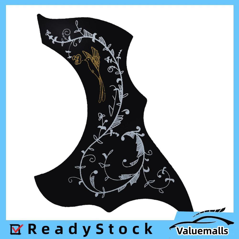 Valuemalls Valuemalls Drfeify 41in ปิ๊กกีตาร์กีตาร์ดอกไม้นกการพิมพ์กาวในตัว Pickup Scratch
