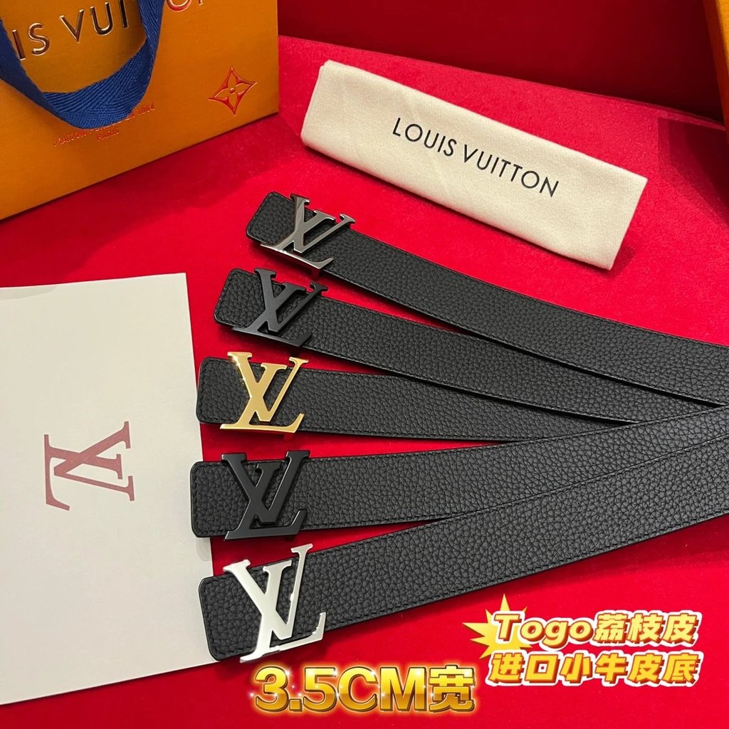 Lv Men Casual Belt Belt Belt Belt
กว้าง 3.5 ซม. ลายลิ้นจี่นําเข้าด้านเดียวพร้อมหนังลูกวัวนุ่มพร้อมหั