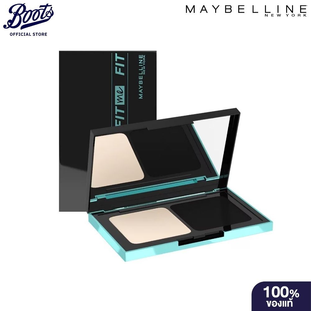 Maybelline เมย์เบลลีน นิวยอร์ก ฟิต มี แมท + พอร์เลส พาวเดอร์ ฟาวเดชั่น เอสพีเอฟ 44 พีเอ++++ เบอร์ 120