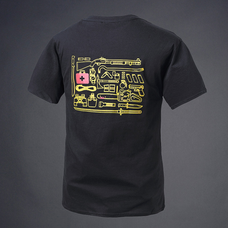 เสื้อยืดคอกลม cotton S-5XL Unisex ลาย Glock & Tactical Gear 3 แบบ มีหลายสีให้เลือก