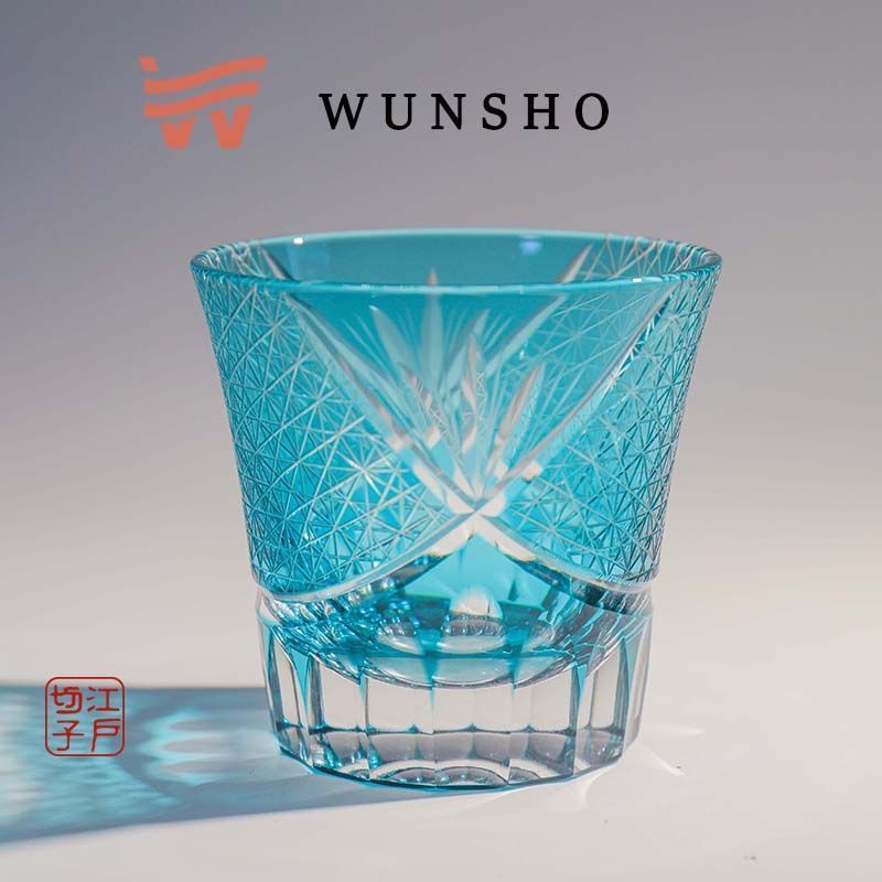 Edo Kiriko Crystal Premium Glass/แก้วเบียร์-แก้วหรูเบา