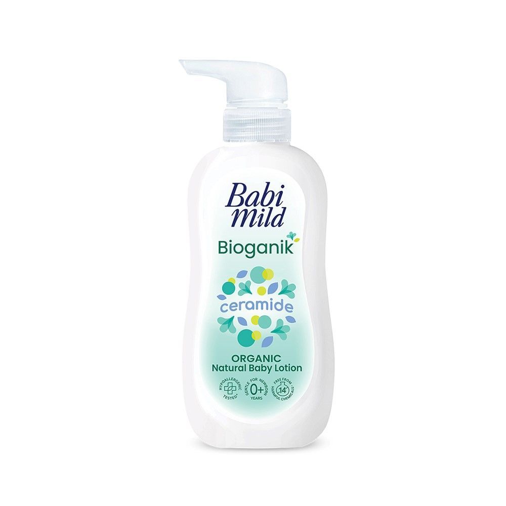 เบบี้มายด์ โลชั่น อัลตร้าไบโอแกนิก 350 มล. BABI MILD LOTION ULTRA MILD BIOGANIK 350 ML.