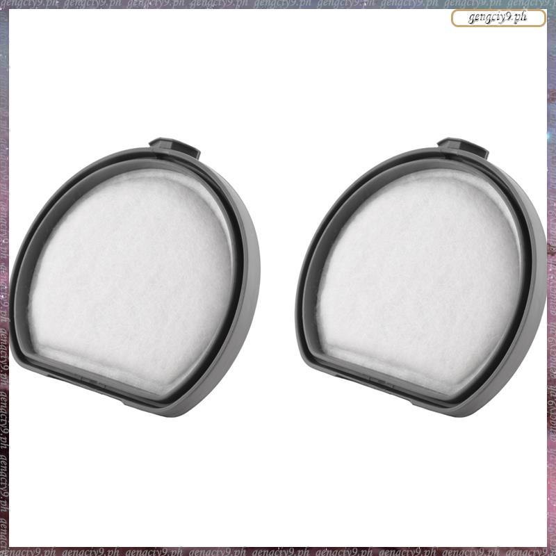 [LR] 2 ชิ้น AEF167 ชุดกรองแพ็คคู่ล้างทําความสะอาดได้สําหรับ QX9-1-50IB QX9-1-ALRG QX9-1-ANIM สีดํา