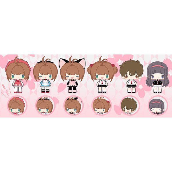 ร้อนขายของแท้สินค้าจํานวนมากเมจิกการ์ดซากุระเปลี่ยนใบหน้าเปลี่ยนแสดงออกถั่วตากล่องไข่รูปขนาดเล็กพร้อ