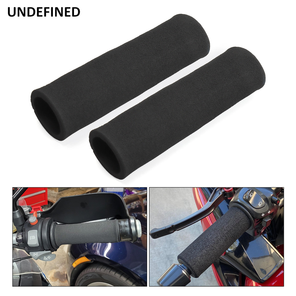 UD Fit สําหรับ BMW K1200LT K1200R K1200RS K1200S K 1200 LT R RS S สีดํา 1 คู่รถจักรยานยนต์ Handle Gr