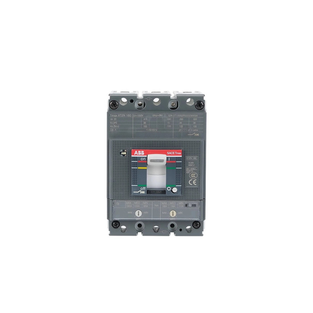 ABB Molded Case Circuit Breaker XT1N160 XT2N160 สวิตช์อากาศสามขั้ว XT2N TMD100 FF 3P 200A 250A 3N