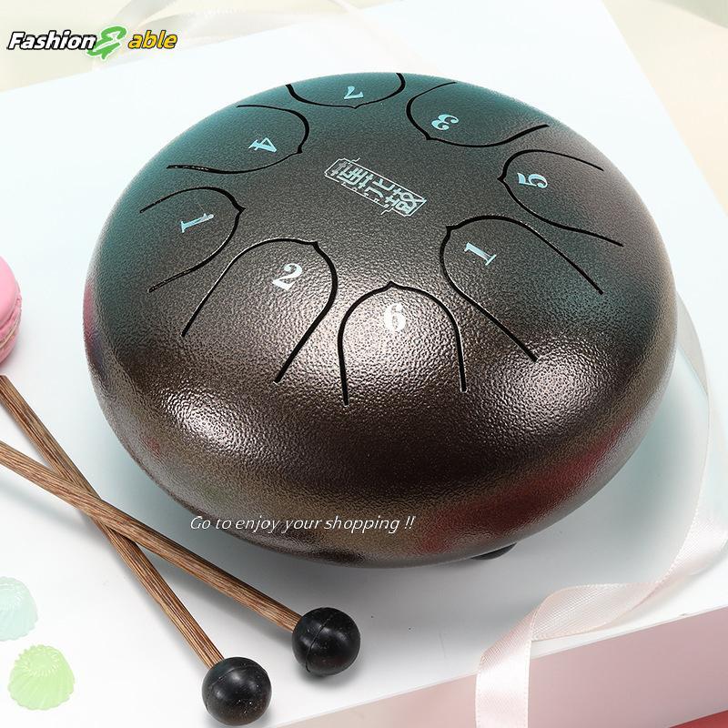 แฟชั่น.shop03 Rain Drum Rain Drum สําหรับนอกเมื่อฝนตก Rains Rain Drum สําหรับนอก Garden Chakra Drum 