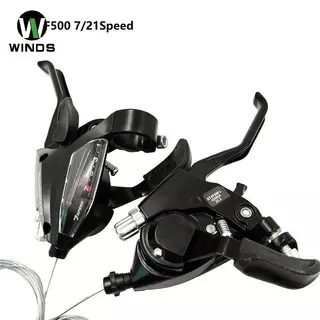ODS จักรยานเสือภูเขา Derailleur Linkage Finger Shifter 21 แบบบูรณาการ 24 ความเร็ว 27 อลูมิเนียม OD