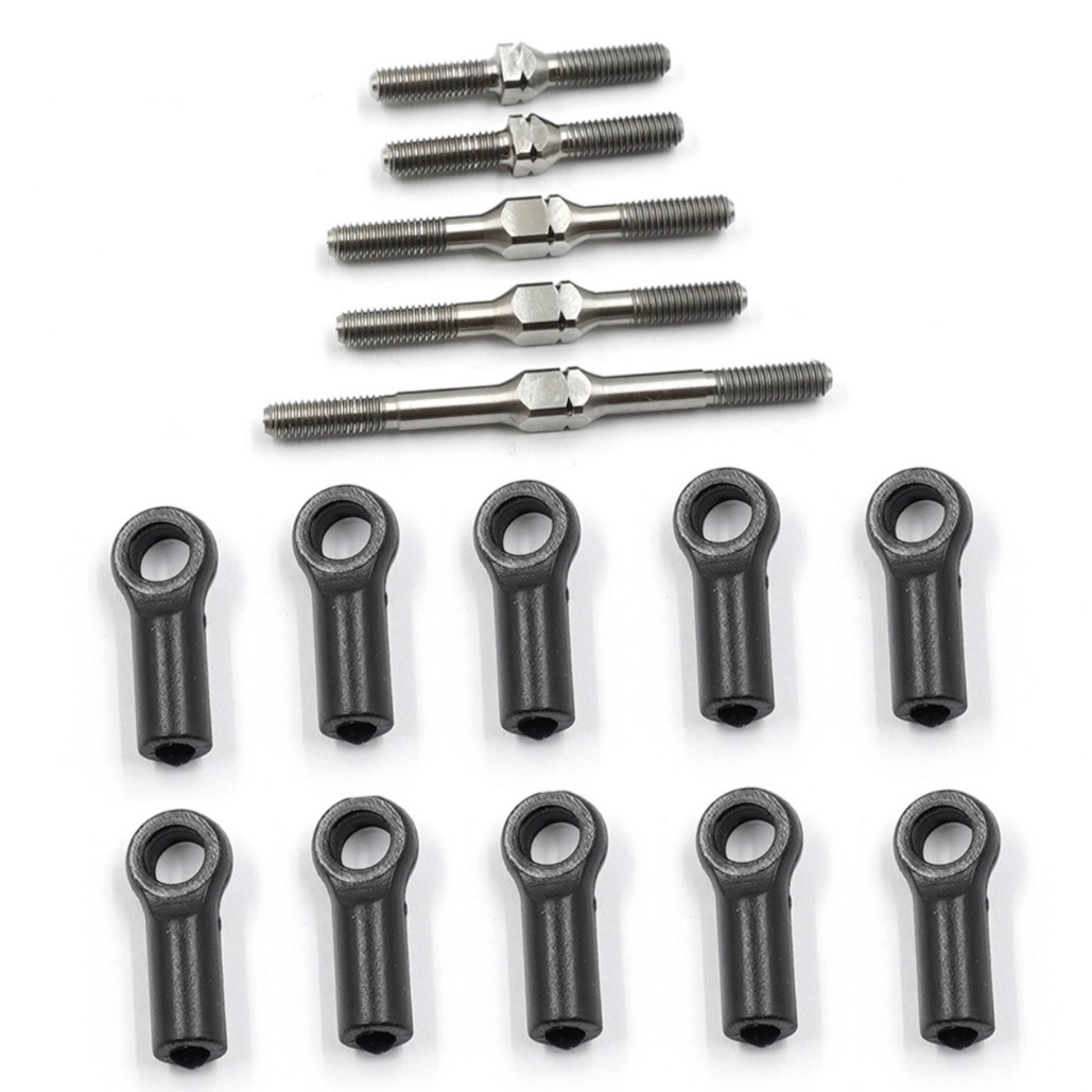 Yeah Racing 64 Titanium Turnbuckle Set For Kyosho Fazer D2 FZD2 KYFZ-027SV ศูนย์ไทย